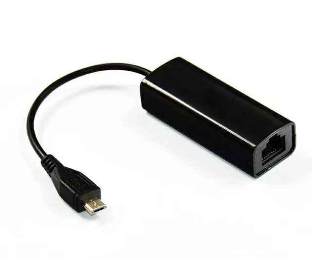 - Nätverksadapter - USB - Ethernet x 1 - svart