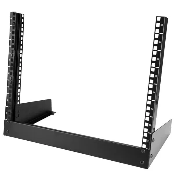 RK8OD - 8U - 2-Post Open Frame Rack Cabinet
