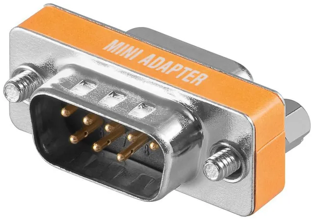 Mini - Växlingskontakt - DB-9 (hane)