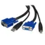 1,8 m 2-i-1 USB KVM-kabel - Tangentbo