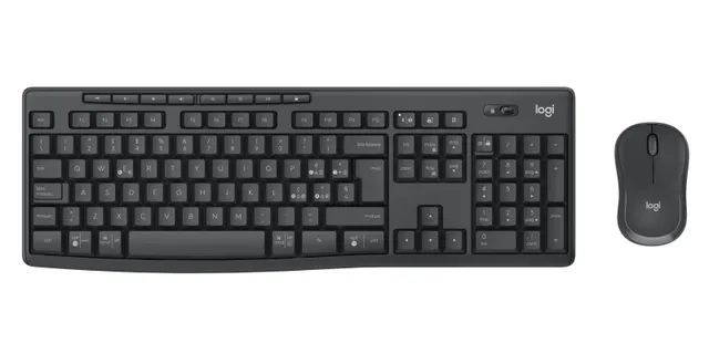 MK370 Combo for Business - keyboard and mouse set - QWERTY - Italian - graphite Input Device - Tastatur & Mus set - Italiensk - Svart