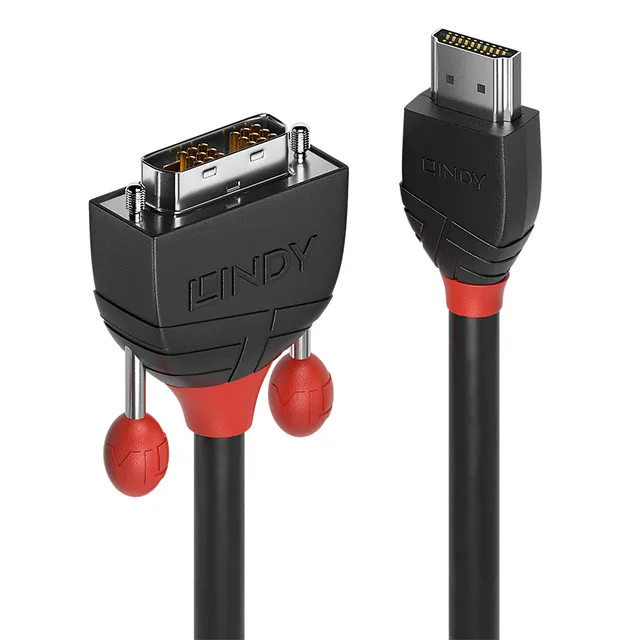Black Line - Adapterkabel - enkel länk - HDM
