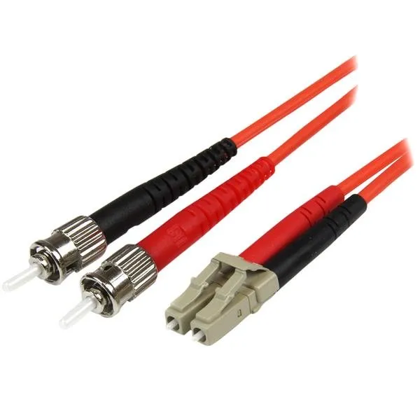 Multimode 50/125 Duplex Fiber Patch Cabl - Orange - 5m