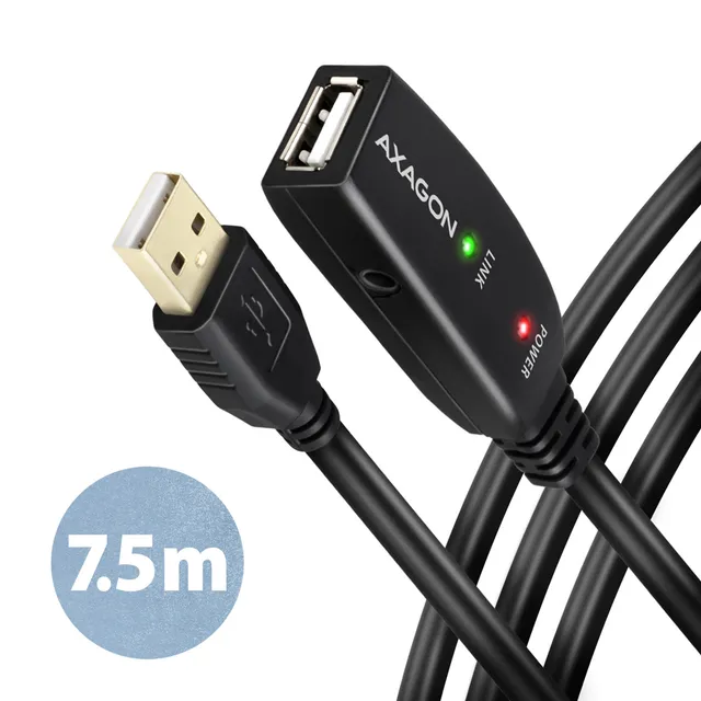 ADR-207 - USB-förlängningskabel - USB (hane) till USB (hona) - USB 2.0 - 7.5 m - aktiv förstärkare