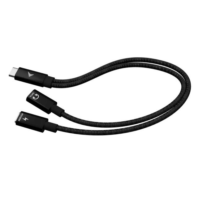 - USB-kabel - USB-C till USB-C - 30 cm - USB