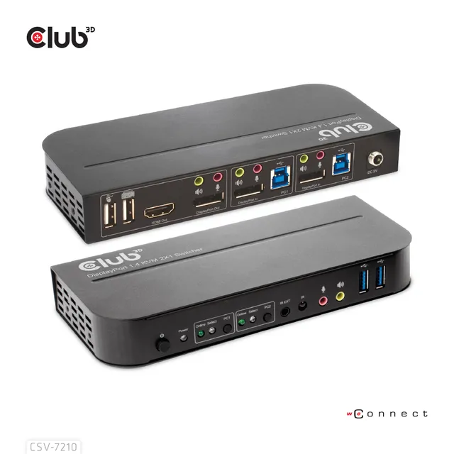 3D CSV-7210 KVM / audio-switch Desktop