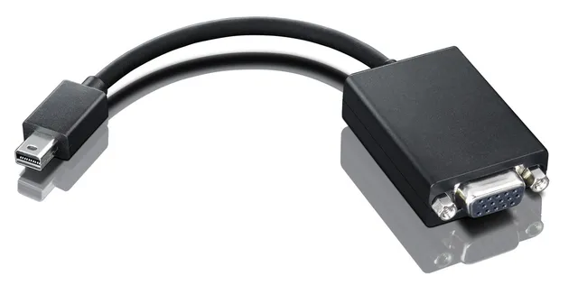 - VGA-kabel - Mini DisplayPort (hane) till