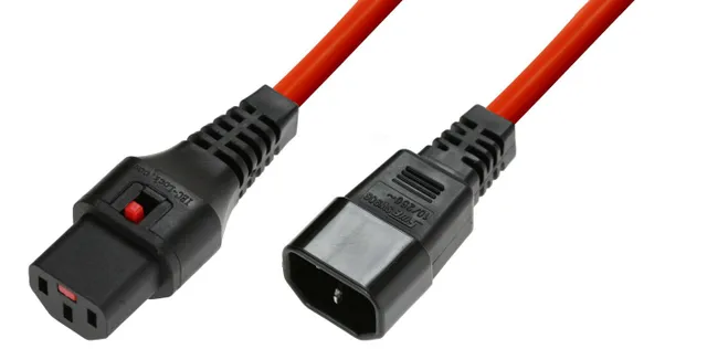 - Strömkabel - IEC 60320 C14 till pow