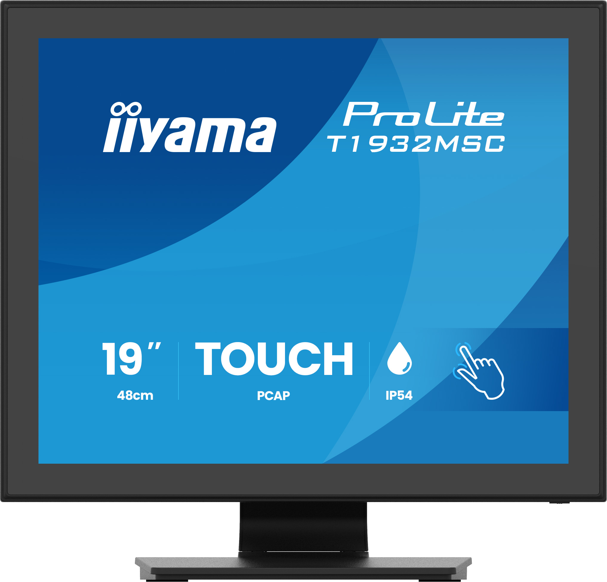 19" iiyama ProLite T1932MSC-B2S - LCD monitor - 19"