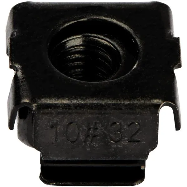 10-32 Cage Nuts - 50 Pack - Rack Mount Cl