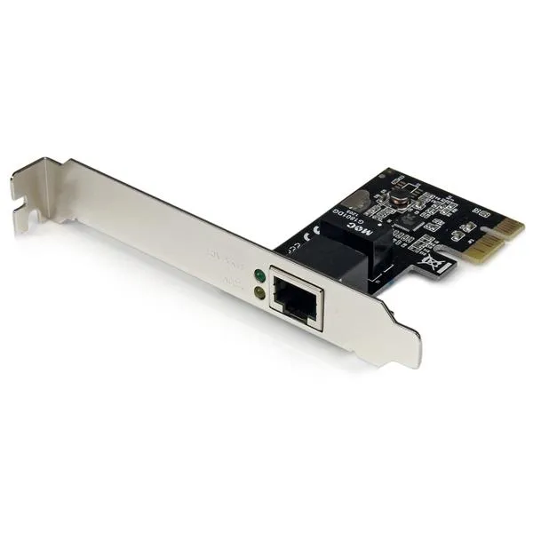 PCI Express PCIe Gigabit nätverksserveradapter NIC-kort – Dubbelprofil - Nätverksadapter - PCI Express x1 låg profil - Gigabit Ethernet - för
