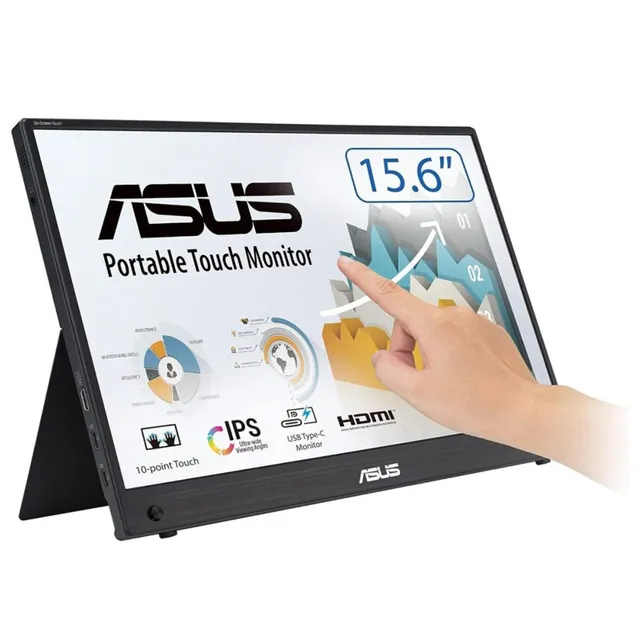 16" ASUS ZenScreen Touch MB16AHT - 1920x1080 (FHD) - 60Hz - IPS