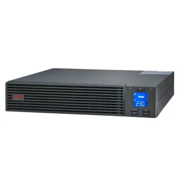 Easy UPS On-Line - UPS (kan monteras i rack) - AC 220/230/240 V - 1800 Watt - 2000 VA - 1-fas - Bly-syra - USB, serial - utgångskontakter: 4 - PFC - 2U - Europa - svart, RAL 7010