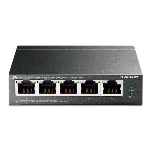 TL-SG105PE PoE+ Switch 5P