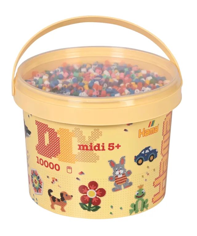 Midi Ironing Beads in Bucket 10.000 pcs.