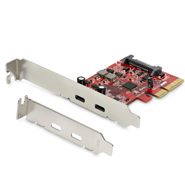 2-ports PCIe USB 3.1-kort - 2x USB-C - US