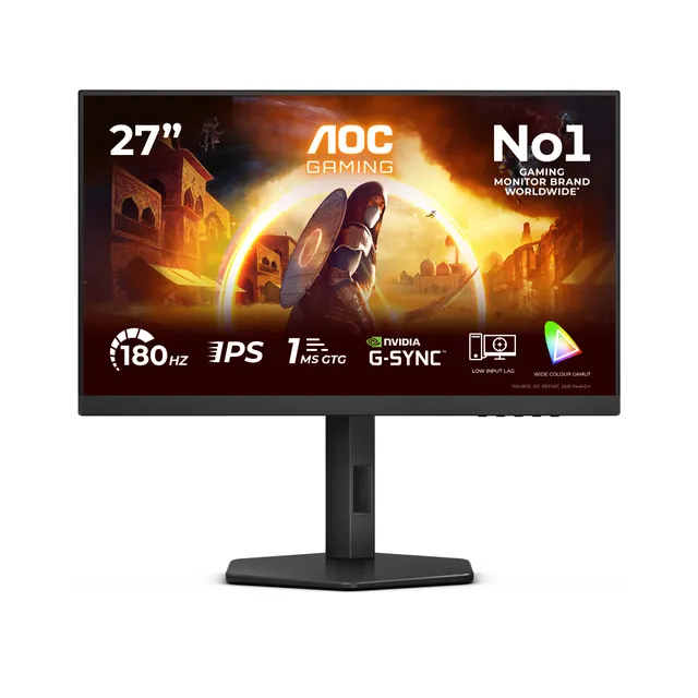 27G4X / 27" / 1920x1080 / IPS / 180hz / 1ms / HDR10 / G-Sync / 2xHDMI/DP (Fyndvara klass 2)