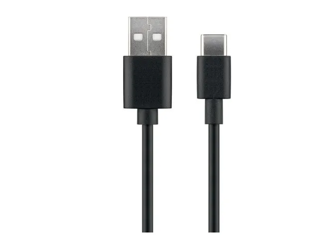 - USB-kabel - USB-C (hane) till USB (