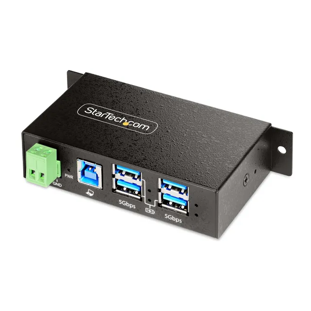 4-Port Managed USB Hub with 4x USB-A,