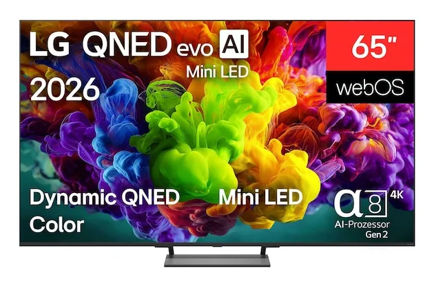 65" QNED evo MiniLED 93 4K TV 2026 - 65QNED93B6A
