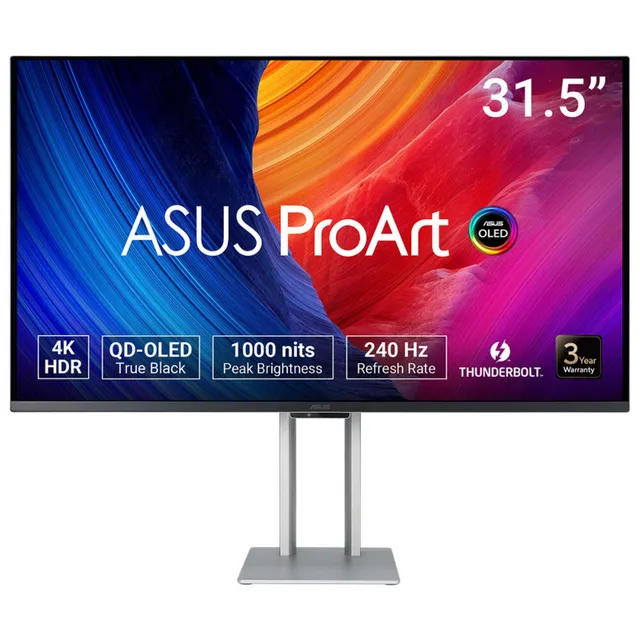 ProArt PA32UCDM / 32" / QD-OLED / 3840x2160 / 240hz / 0.1ms / HDMI,2xUSB-C(96w)