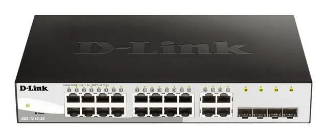 DGS-1210-20 20-Port Gigabit Smart Managed Switch