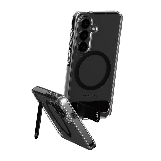 CARE CASE URBAN QI KICKSTAND GALAXY S26 TRP/BLACK