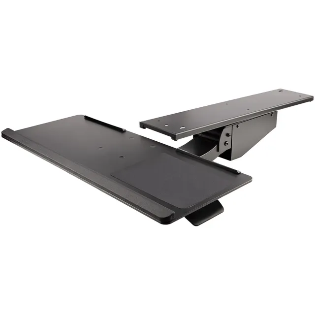 StarTech.com Tangentbordsbricka under skrivbord - Höjdjusterbar bricka för tangentbord och mus, rörlig i alla riktningar, 25.4 x 66 cm plattform - Erg