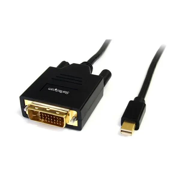 1,8 m Mini DisplayPort till DVI-kabel – M/M - DisplayPort-kabel - Mini DisplayPort (hane) till DVI-D (hane) - 1.8 m - svart