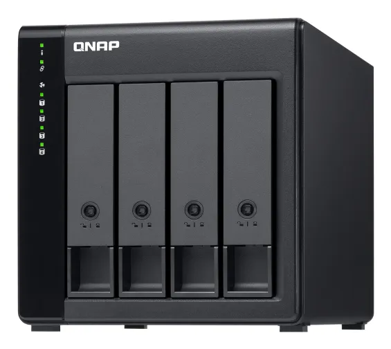 QNAP TL-D400S - Hårddiskarray - 4 fack (SATA-600) - SATA 6Gb/s (extern)