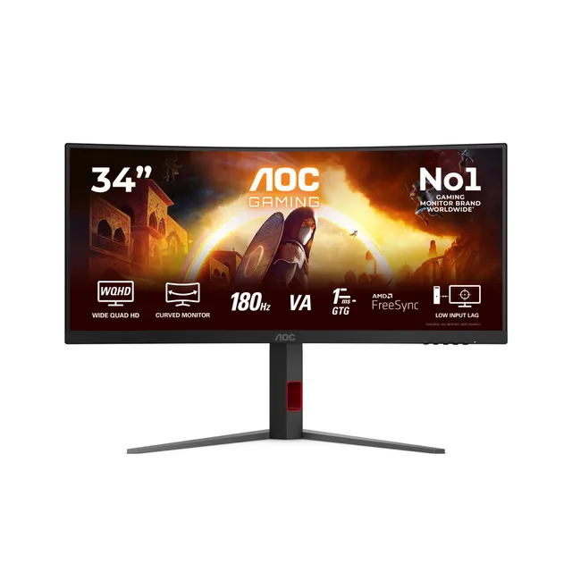 CU34G4 / 34" / VA / 3440 x 1440 / 180 Hz / 0,5ms / 2xHDMI,DP