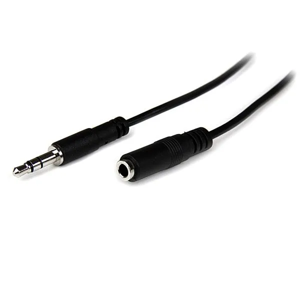 2m Slim 3.5mm Stereo Extension Audio