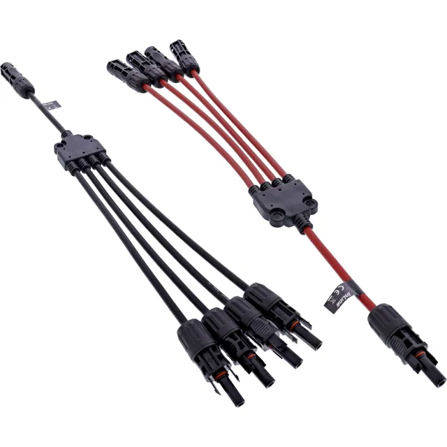 95040, Kabelsats, Svart, Röd, 5,5 mm, 90 mm, 420 mm, 20 mm