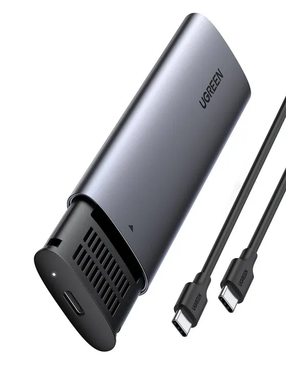- Förvaringslåda - M.2 - M.2 NVMe Card - USB 3.1 (Gen 2) - grå