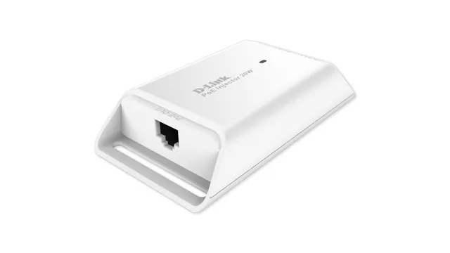 PoE Gigabit injektor för PoE/PoE+, 10/100/1000Mbps, 32W, vit