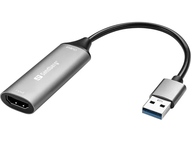 - Videokort - HDMI hona till USB hane - s