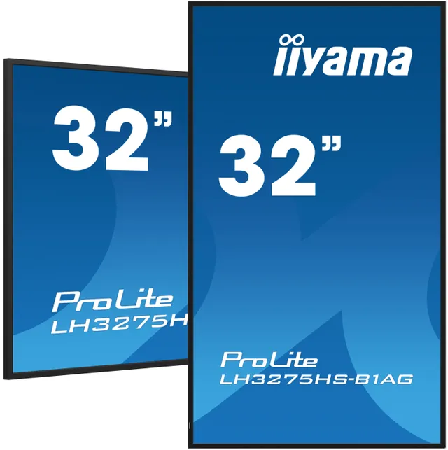 ProLite LH3275HS-B1AG - 32" Diagonal klass LED-bakgrundsbelyst LCD-skärm - digital skyltning - med inbyggd SoC-mediespelare - Android - 1080p 1