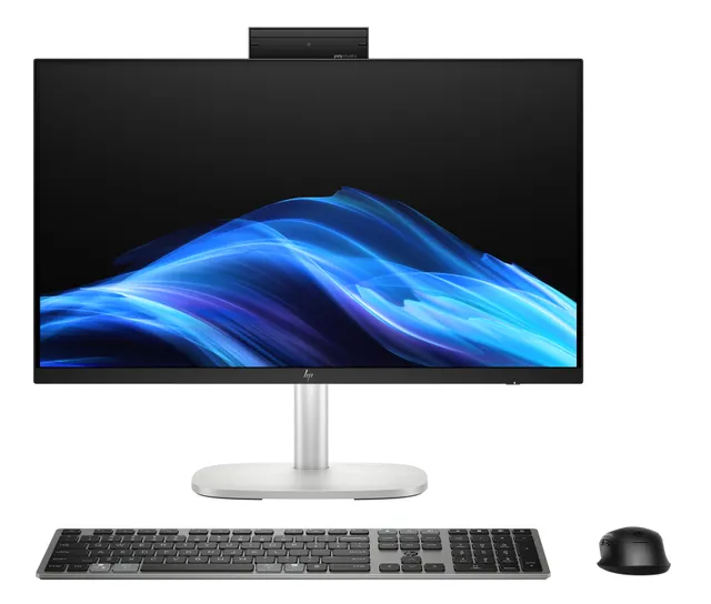 HP EliteStudio 8 G1i AI - Allt-i-ett Core Ultra 5 235 / upp till 5 GHz - vPro Enterprise - RAM 16 GB - SSD 512 GB - NVMe - Intel Graphics - Gigabit Et