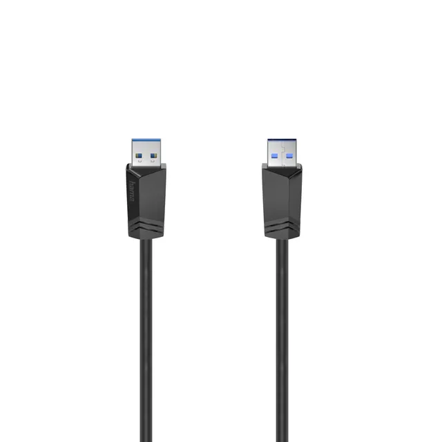 Cable USB A-A Black 1.5m