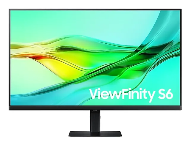 32" Samsung LS32D604, IPS 2560x1440, 5 ms, 100Hz, HDR10, höjdjusterbar, pivot, HDMI/DP/USB-C 90W, LAN, USB-hubb