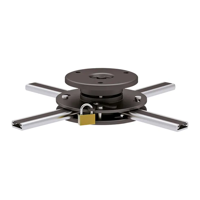 4043718172375, Innertak/vägg, 20 kg, Svart, Aluminium, Stål, 0 - 360°, 360°