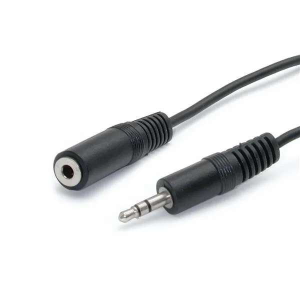 StarTech.com 1,8 m 3,5 mm förlängningskabel för stereoaudio - M/F - Ljudförlängningskabel - mini-phone stereo 3.5 mm hane till mini-phone stereo 3.5 m