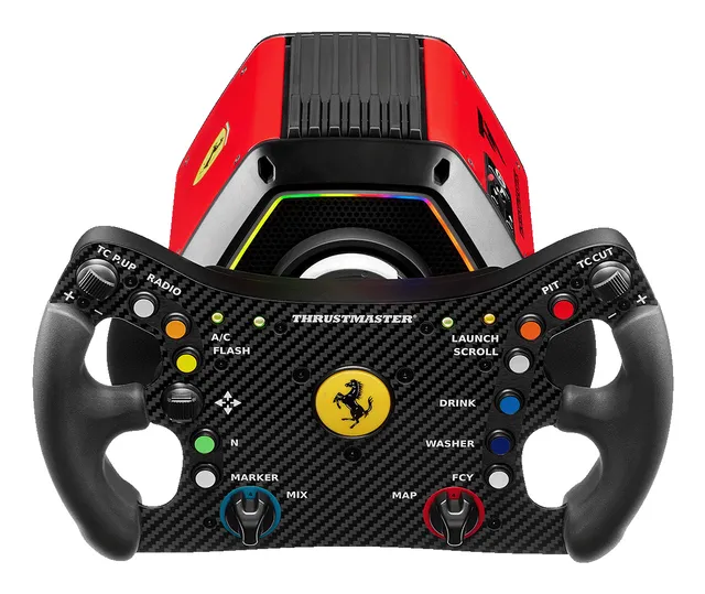 T818 Ferrari 488 GT3 Simulator - Wired Steering wheel & Pedal set - PC