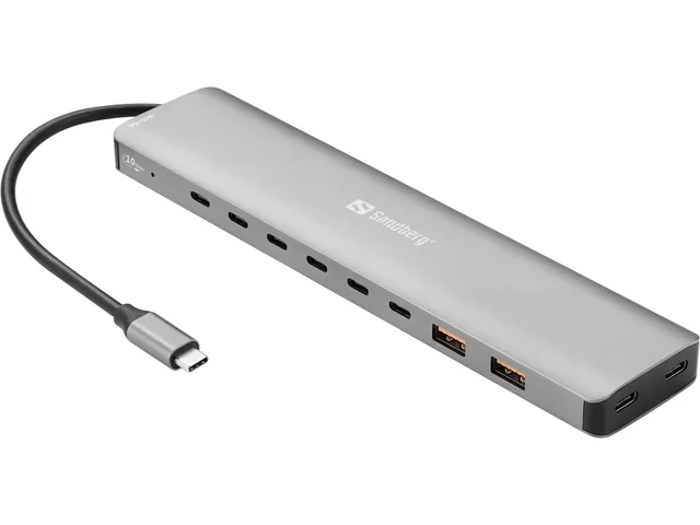 - Hubb - USB-C, 100W - 8 x USB-C 3.2 Gen