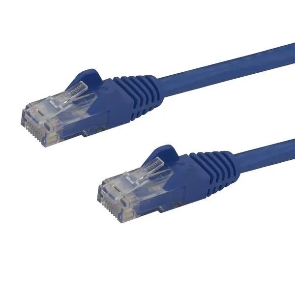 StarTech.com 7m CAT6 Ethernet Cable, 10 Gigabit Snagless RJ45 650MHz 100W PoE Patch Cord, CAT 6 10GbE UTP Network Cable w/Strain Relief, Blue, Wiring
