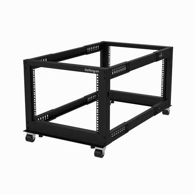 8U 19" Open Frame Server Rack, 4 Post