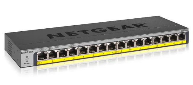 GS116PP 16-Port PoE/PoE+ Switch