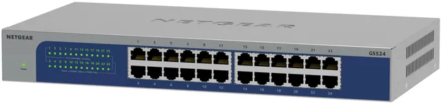 GS524v3 - Switch - 24 x 10/100/1000 - rack