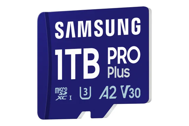 PRO Plus 1 Tt MicroSDXC UHS-I U3 V30 A2 -muistikortti + SD-adapteri, sininen
