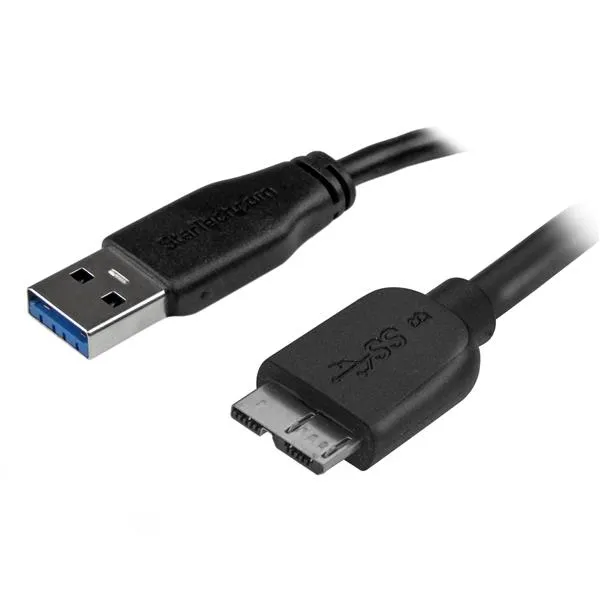 Slim Micro USB 3.0 kabel ? 2 m - USB-